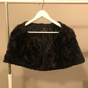 Drake Furs Los Angeles Black Fur Bolero